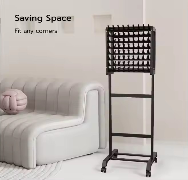 FSC&BSCI Customsized Braiding Rack for Hair Braiding, 120 Pegs Braid Rack , Wooden Hair Separator Stand Hair Extension Holder
