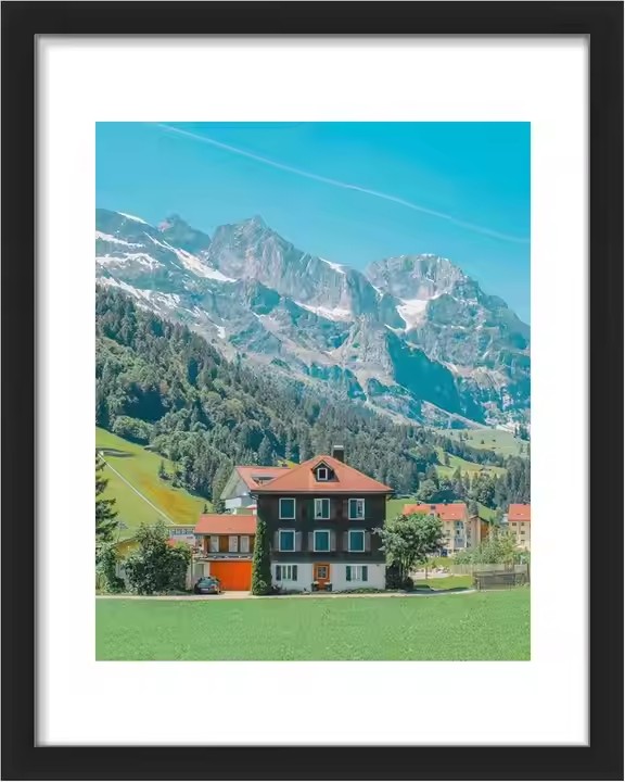 Custom Rectangle 11*14 Picture Frame Wall Hanging Photo Frame Desktop Simple Wood Black 5x7 Photo Frame