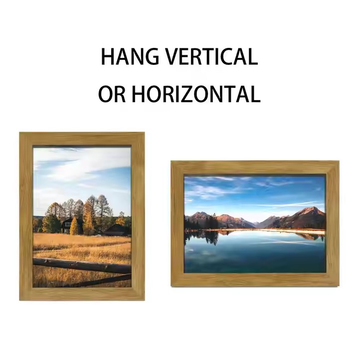 Wholesale Customizable Wedding Desk Home Decorate Picture Frame Wooden 4x6 5x7 7x9 9x12 Small Photo Frame Wood Painting Frame
