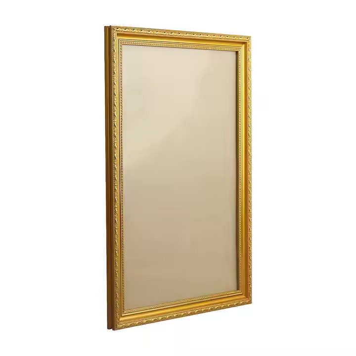 FSC BSCI Wholesale Handmade Customization Hanging Wall Farmhouse Ornate Gold Wooden Decorative Photo Frame