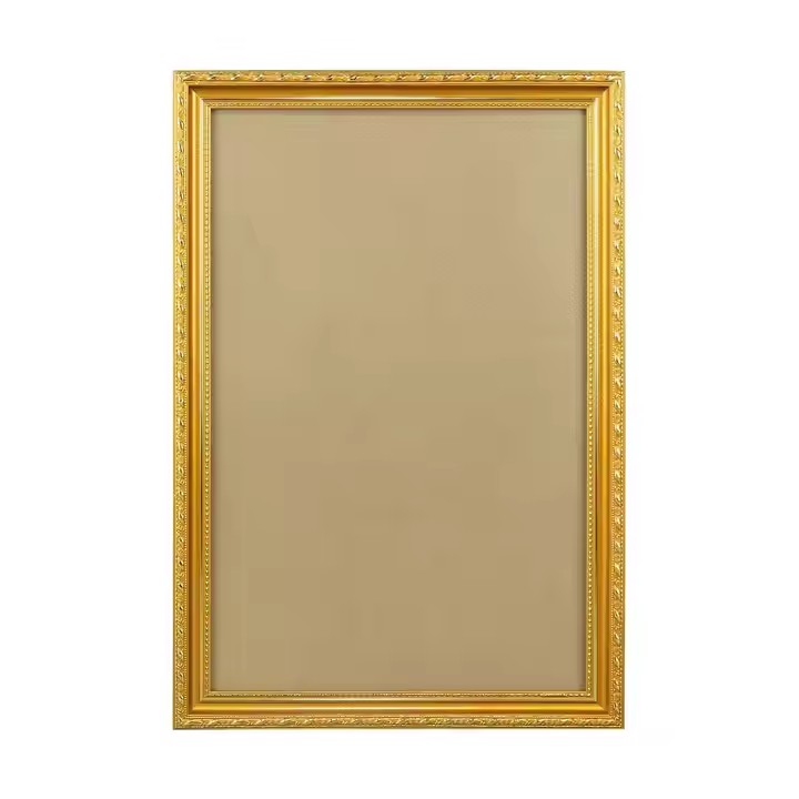FSC BSCI Wholesale Handmade Customization Hanging Wall Farmhouse Ornate Gold Wooden Decorative Photo Frame