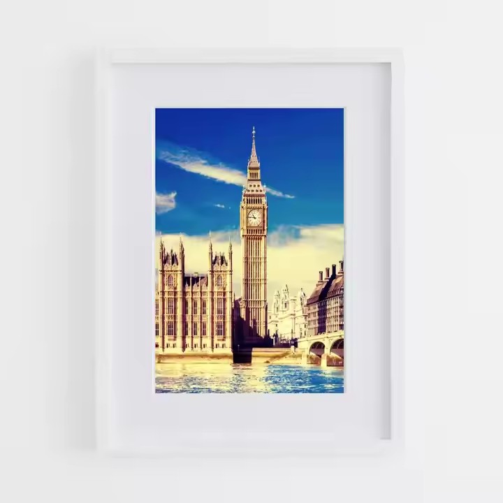 Solid Oak Wood Rectangle Hanging Picture Frame Real Glass Custom Color Simply Framed Wood Photos Frames