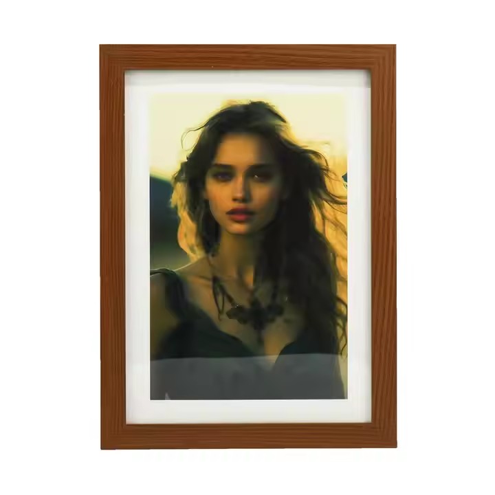 Custom Handmade 4x 6 5x7 8x10 A4 Photo and Framed Farmhouse Rustic Vintage MDF Wooden Picture Canvas Photo Frame