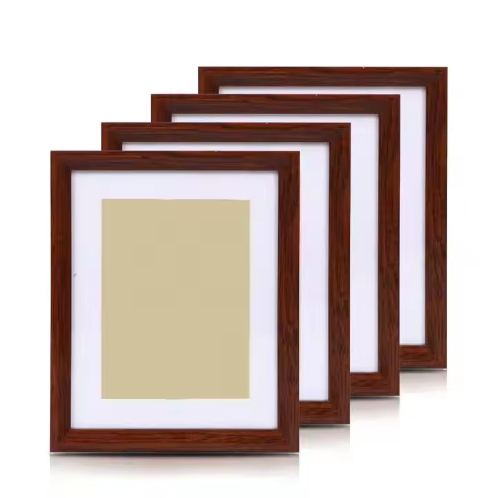 Custom Natural Wood Decorative Frame Paintings Picture Frame Setting Display Stand DIY Photo Frame for Home Decor