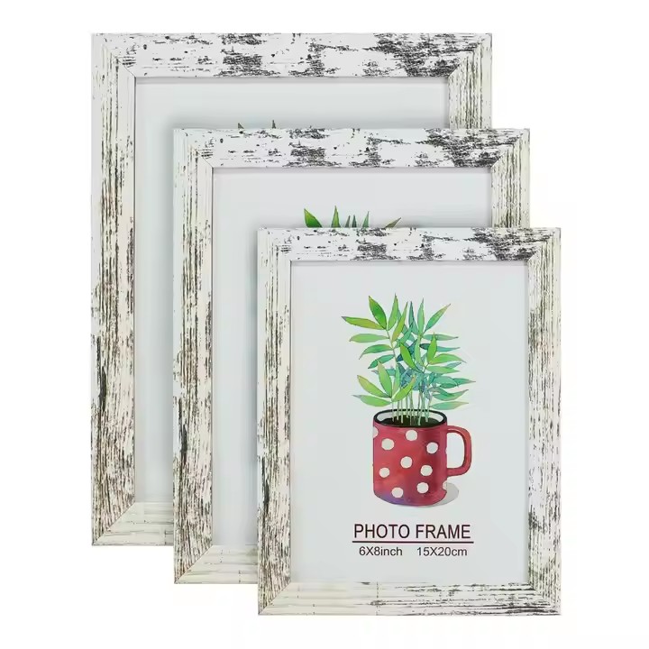 Wholesale Custom Size Photo Frame MDF Wooden Picture Frames 4x6 5x7 6x8 8x10 11x14 16x20 Inches A3 A4 A5
