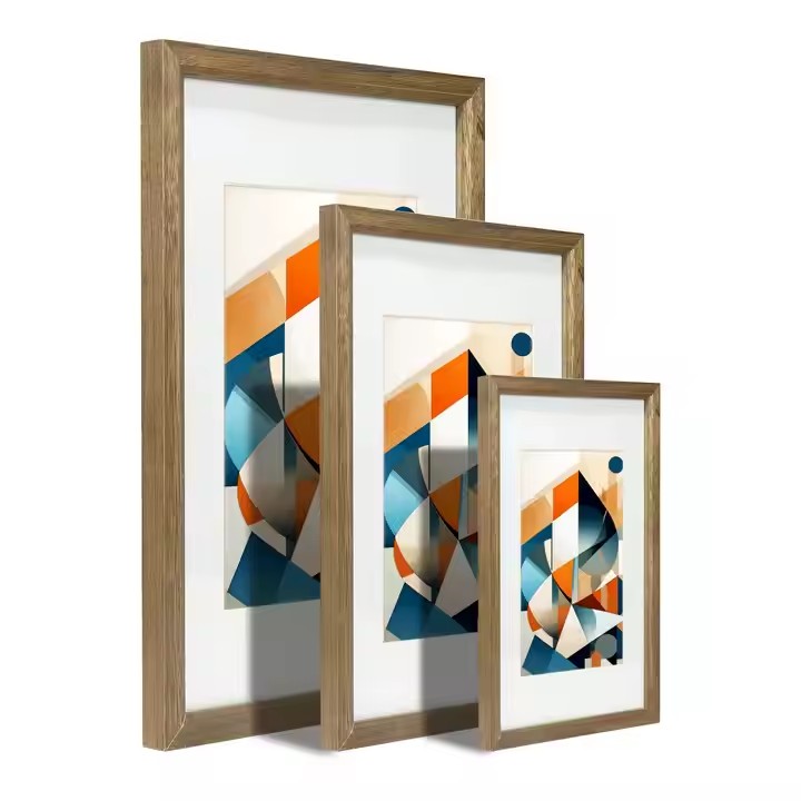 Creative Wooden Picture Frame with Detachable Inner Frame 12x18 Home Decor Hollow Wood Photo Frame