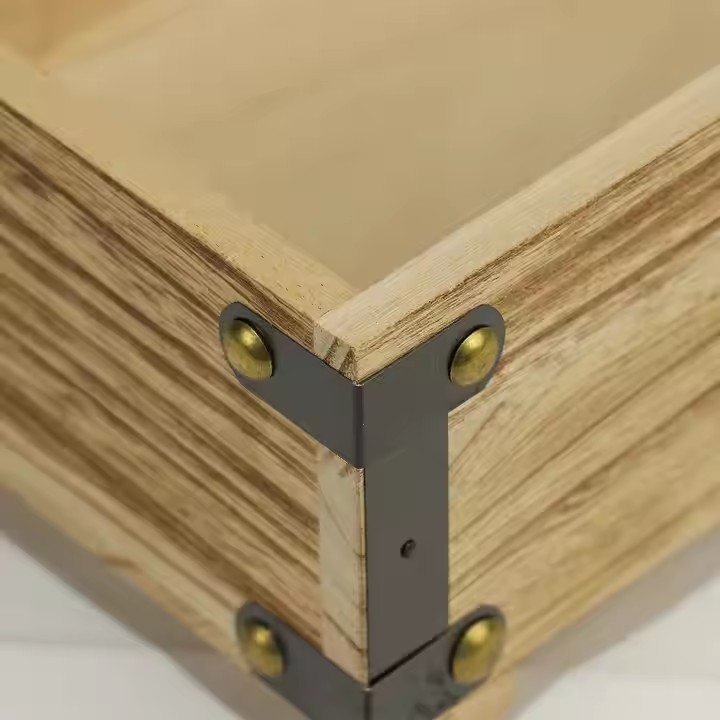 Ladies Women Ring Earrings Necklace Organizer Storage Trinket Wooden Jewelry Wood Box Keepsake Treasure Chest