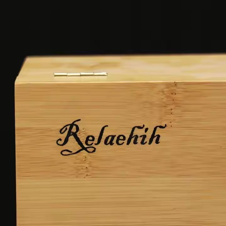 Manufacturer Supplier Organizer Storage Box Smell Proof Wooden Smoking Natural Small Bamboo Stash Box With Rolling Tray