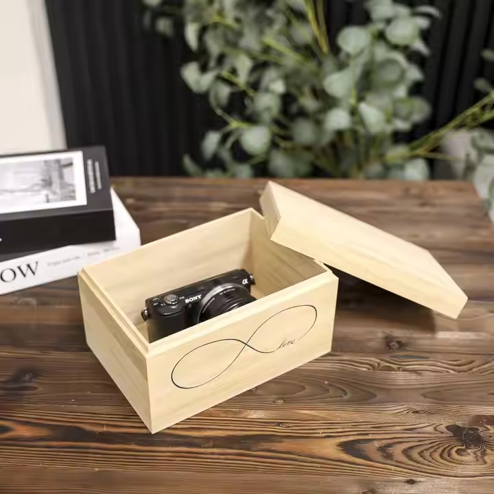 BSCI Factory Cupcake Perfume Food Jewelry Candle Eyelash Custom Wood logo Chocolate Gift Packaging Boxes with Lid