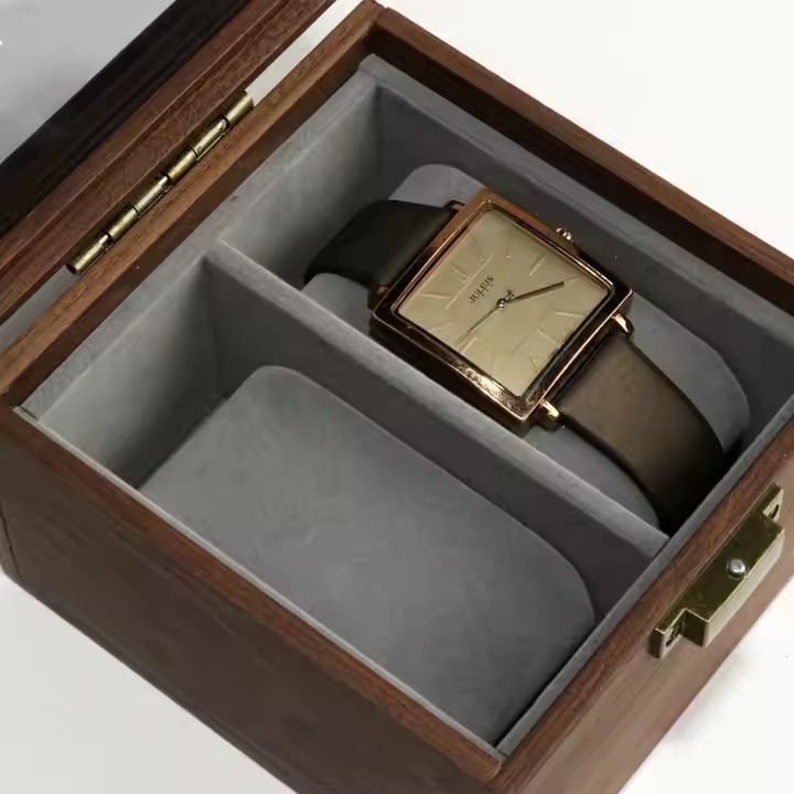 custom Watch Storage Box for Men and Women Wood Watch Display Case Wood Wrist Watch Bangle Gift Box