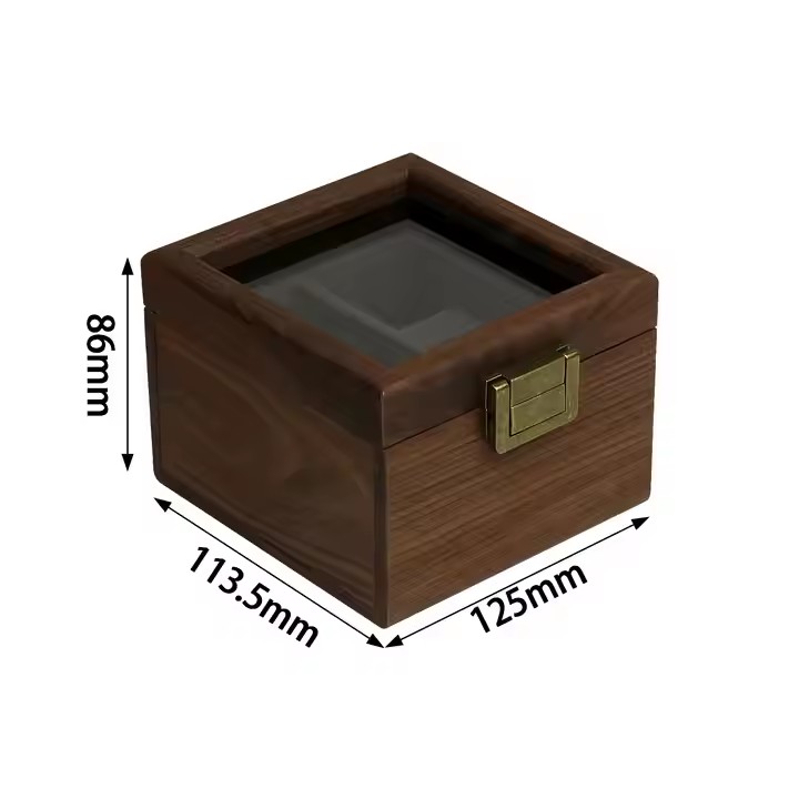 custom Watch Storage Box for Men and Women Wood Watch Display Case Wood Wrist Watch Bangle Gift Box