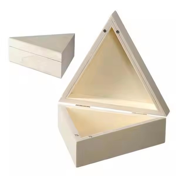 Custom Size Material Factory Unfinished Wood Box Wooden & Bamboo Boxes for Gift Storage