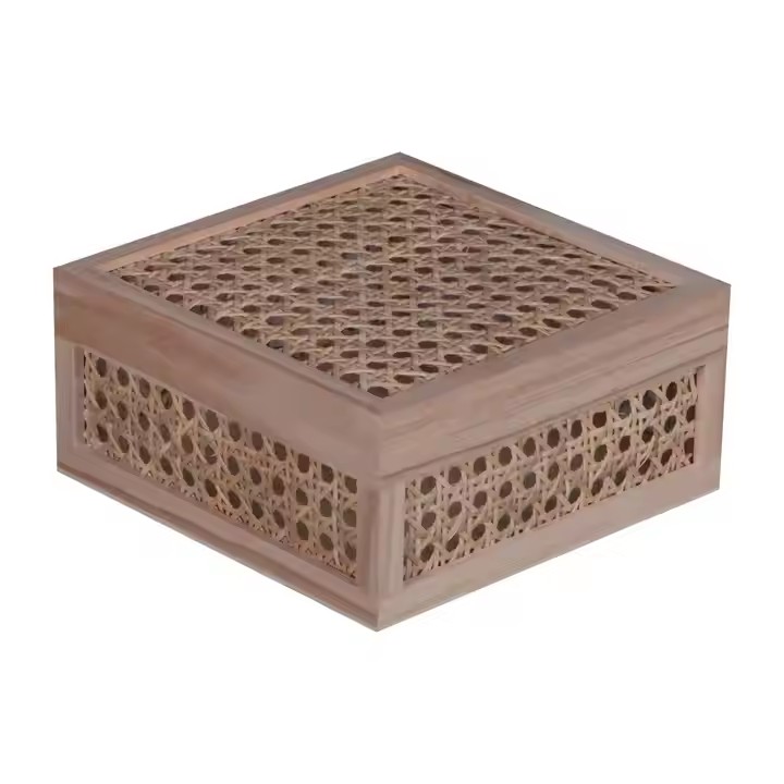 BSCI FACTORY Wholesale Wooden Lattice Collapsible Toys Books Fruit Storage Crate with Cotton Lining