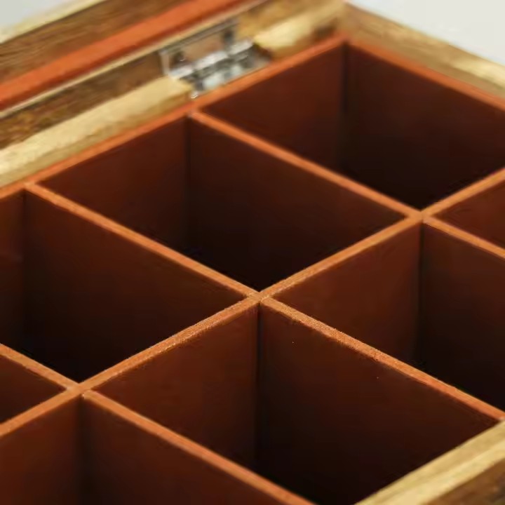 Watch Box Case for Men Women with Large Glass Lid, Wooden Watch Display Storage Box Retro Burlywood Mens Watch Box Organizer