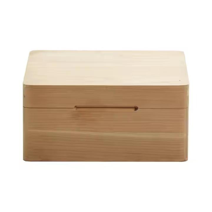 Custom logo Pine Wood square Compartment Essential Oil Bottle Packaging Boxes