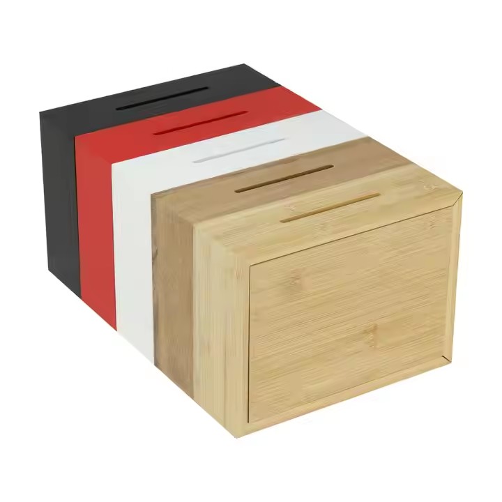real wood Box Wooden Treasure Boxes Natural DIY Craft Stash Boxes with Slide Top for Crafts Art Hobbies Home Storage
