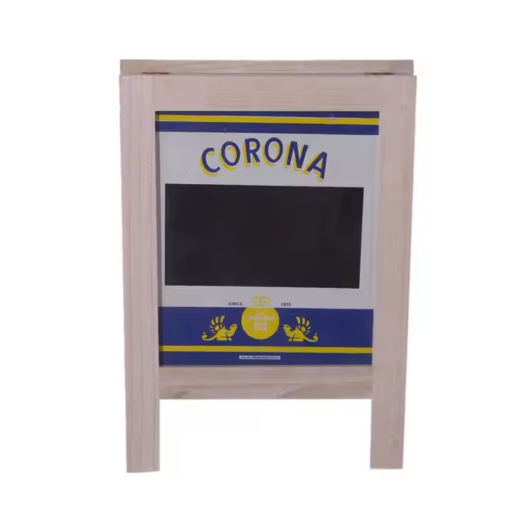 Custom Small Wood A-Frame chalkboard Wooden Signs Black A Board Sign for Cafes Small Wooden A-Frame Black board
