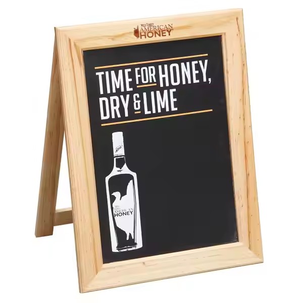 Custom Small Wood A-Frame chalkboard Wooden Signs Black A Board Sign for Cafes Small Wooden A-Frame Black board