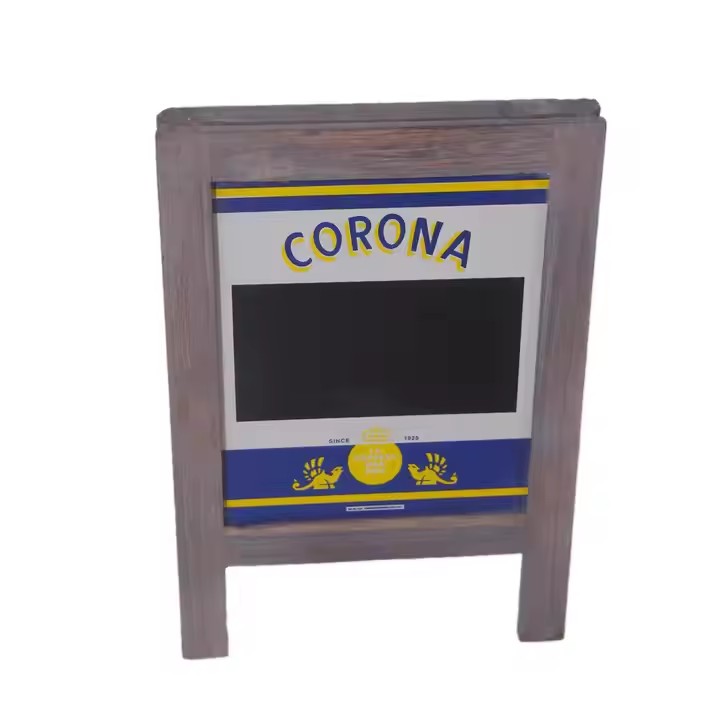 Custom Small Wood A-Frame chalkboard Wooden Signs Black A Board Sign for Cafes Small Wooden A-Frame Black board