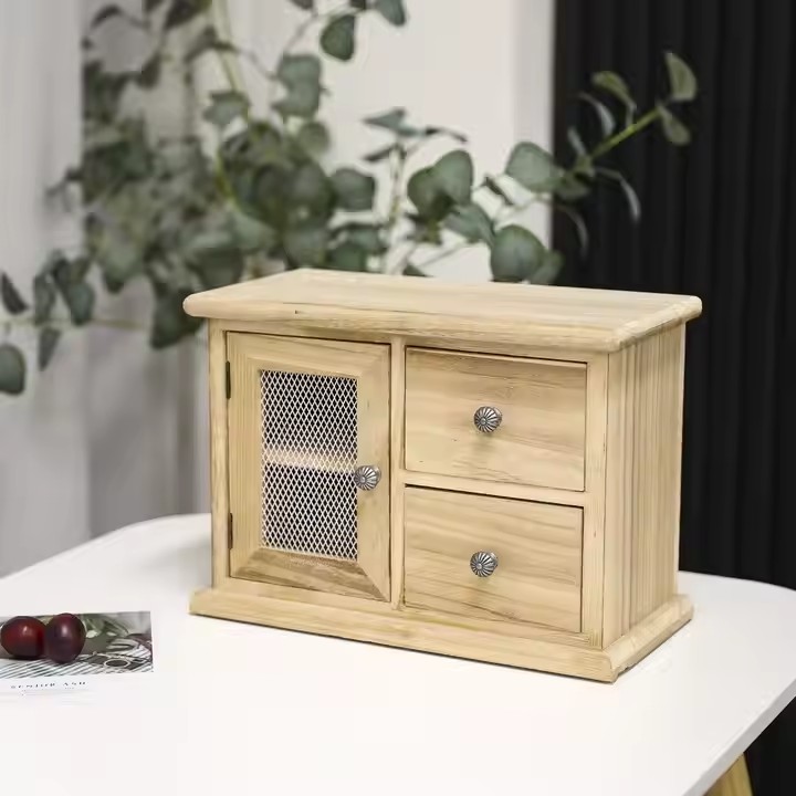 Storage Cabinet Factory Customised Personalised Multi-functional Large-capacity Partitioned t Wooden Storage Cabinet