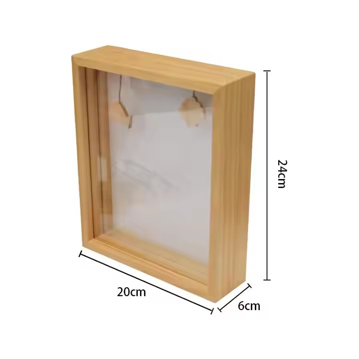 Wholesale Business Gift 10x10 12x12 6x8 15x15 Wooden Picture Photo Frame 3D Shadow Specimens Box