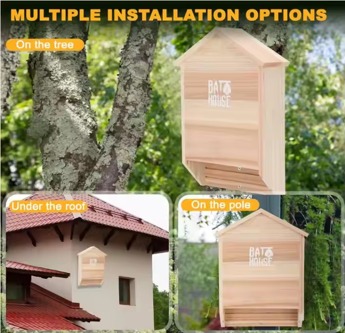 FSC&BSCI Customsized Bat Houses for Outdoors - 15