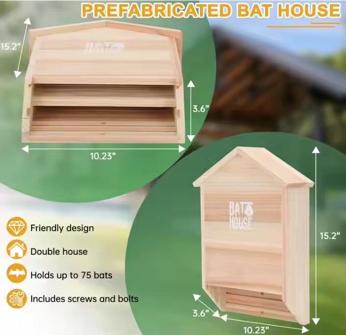 FSC&BSCI Customsized Bat Houses for Outdoors - 15
