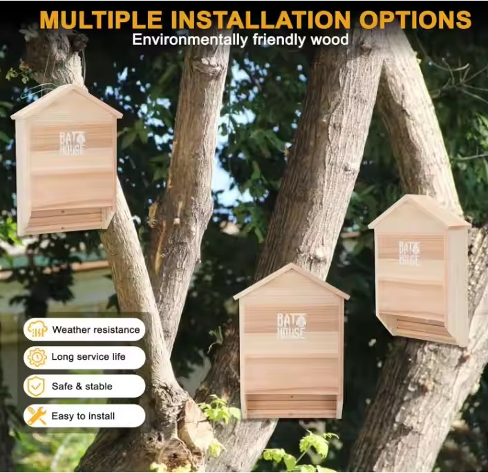 FSC&BSCI Customsized Bat Houses for Outdoors - 15