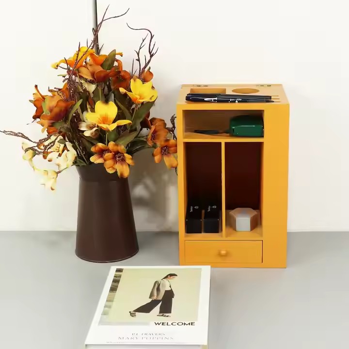 Wooden Portable Storage Box Factory Personalised Creative Lockable Wooden Black Storage Box Detachable
