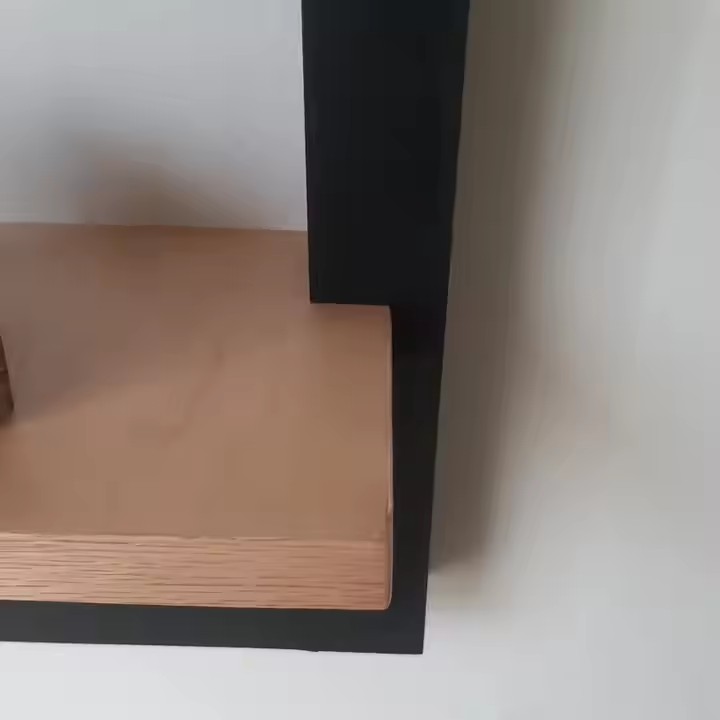 Rubber Wood Medal Shelf Wooden Hex Medal Display Wall Honeycomb Medal Display