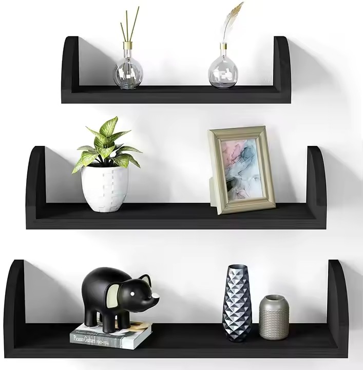 Wooden Floating Shelves for Wall Corner Floating Shelves Wall Mounted Rustic Wall Wood Shelves