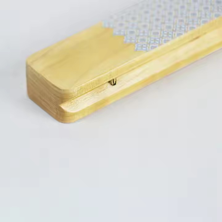Factory Directly Ships Custom Handheld Noble Low-key Pencil case Wooden Portable Pen Box Pen case