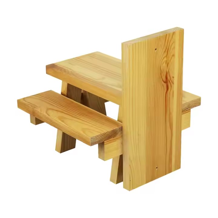 Squirrel Feeder, Wood Squirrel Feeders for Outside Garden Tree, Durable Squirrel House, Wooden Chipmunk Feeder for Corn Peanuts